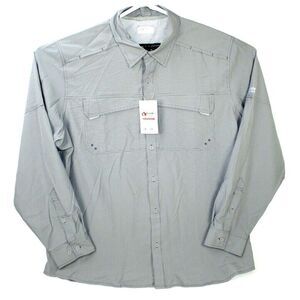 Gander Mountain Guide‎ Series Gray L/S 2XL Trophy Fishing Pro 2 Shirt New $50